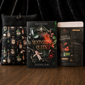 Lecture dans les Brumes avec Moonshine Queen, pochette de livre et infusion bio