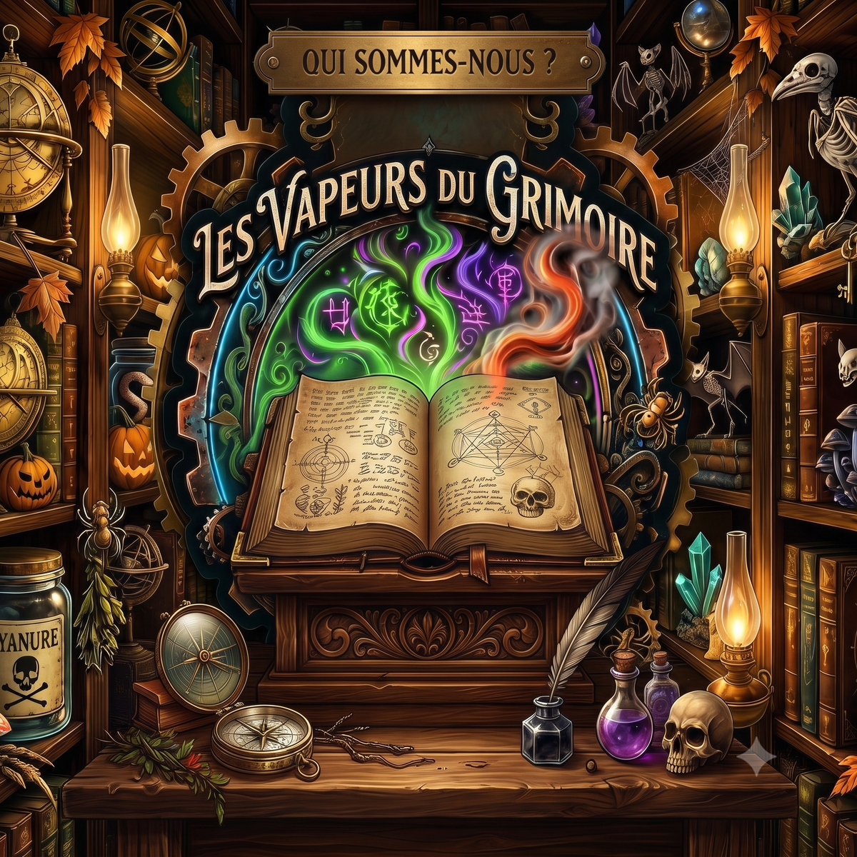 Univers mystérieux des Vapeurs du Grimoire